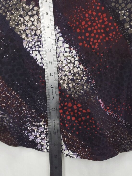 Kenneth Cole Shirt Mens Large Black Red Club 100% Cotton Button-Up - Picture 9 of 9